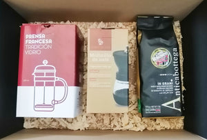 
                  
                    Cargar imagen en el visor de la galería, Pack CAFÉ EN GRANO  ANTICA BOTTEGA 500 g + Prensa y Molinillo
                  
                